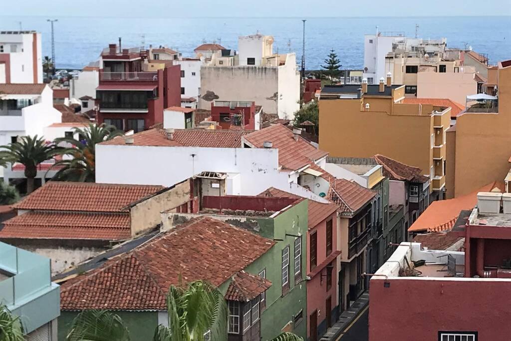 Tele-working. Central. Gran balcón. Vistas. Puerto de la Cruz  Exterior foto